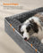 Orthopedic Dog Bed - Memory Foam - Slate Grey - Removable Washable Cover
