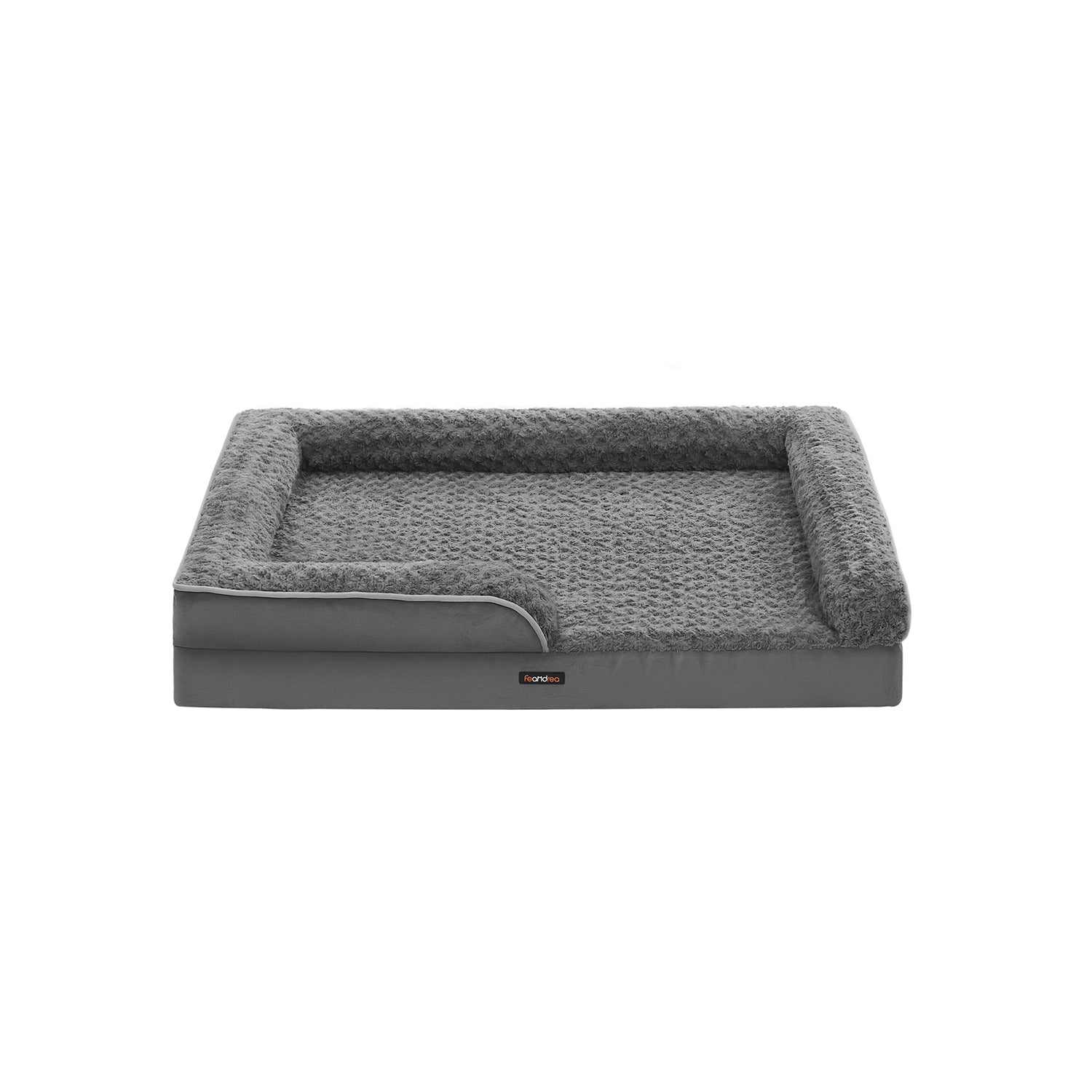 Orthopedic Dog Bed - Memory Foam - Slate Grey - Removable Washable Cover