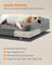 Orthopedic Dog Bed - Memory Foam - Slate Grey - Removable Washable Cover