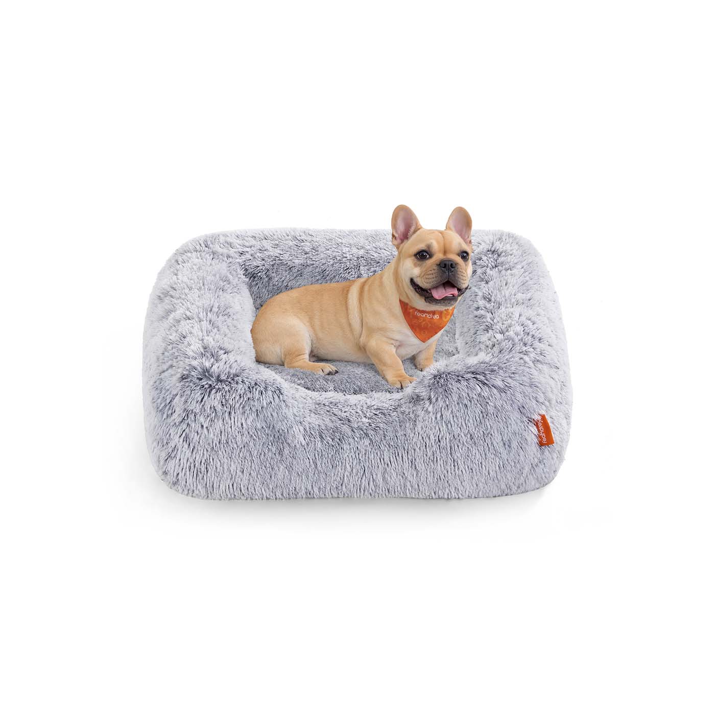 Dog Bed - Grey Ombré - Soft Padding