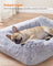 Dog Bed - Grey Ombré - Soft Padding