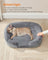 Orthopaedic Dog Sofa - Egg Crate Foam - Light Grey - Waterproof and Machine Washable