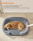 Orthopaedic Dog Sofa - Egg Crate Foam - Light Grey - Waterproof