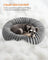 Large Dog Bed - Dove Grey - Soft Padding