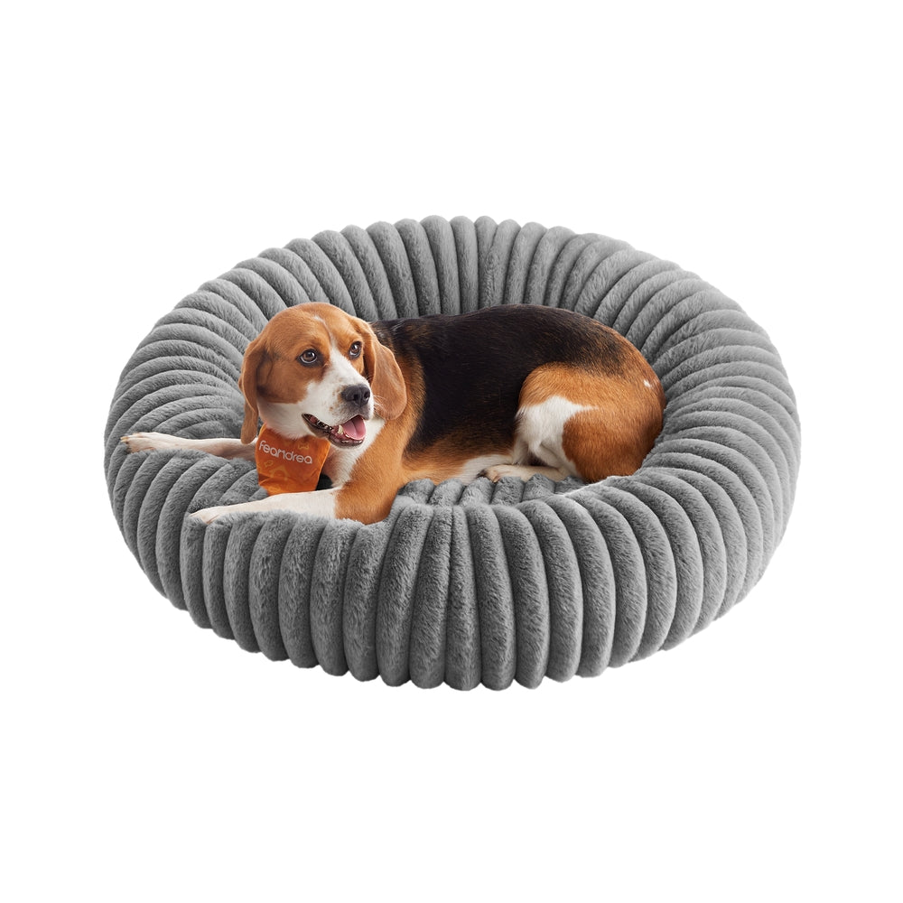 Large Dog Bed - Dove Grey - Soft Padding