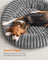 Large Dog Bed - Dove Grey - Soft Padding