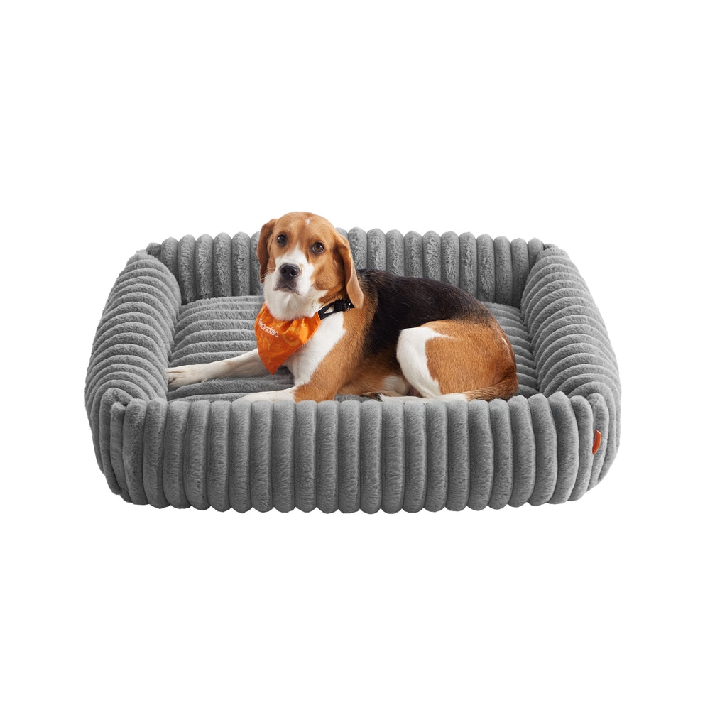 Large Dog Sofa Bed - Dove Grey - Soft Padding