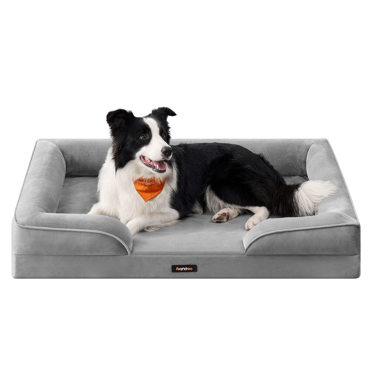 Dog Bed - Soft and Comfortable - Slate Grey - 104 x 69 x 17 cm