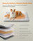 Dog and Cat Bed - PP - Dove Grey - Machine Washable