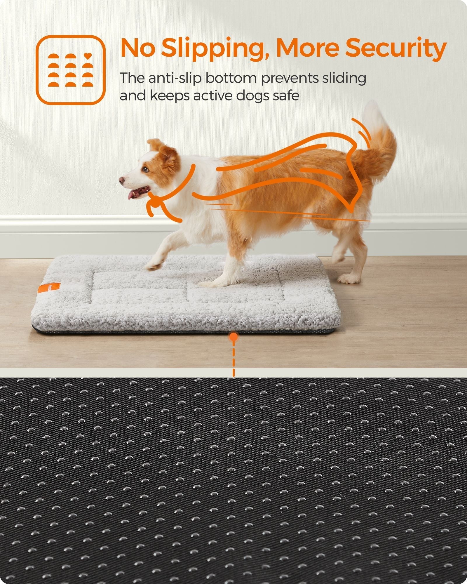 Dog and Cat Bed - PP - Dove Grey - Machine Washable