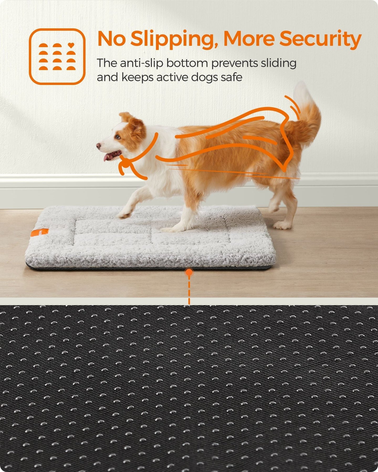 Dog and Cat Bed - PP - Dove Grey - Machine Washable