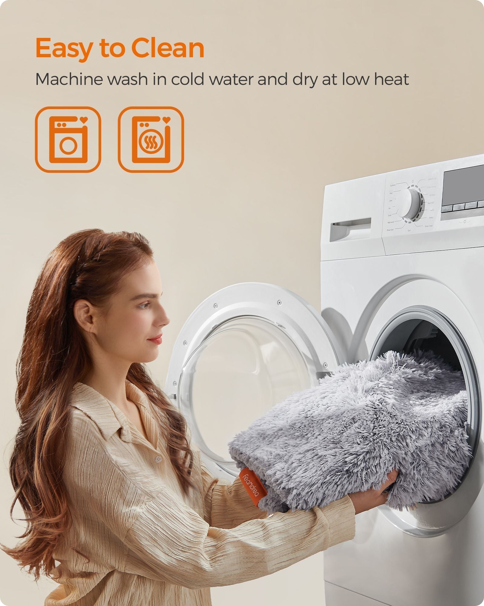 Waterproof Dog Blanket - Grey Ombré - Sherpa Fleece