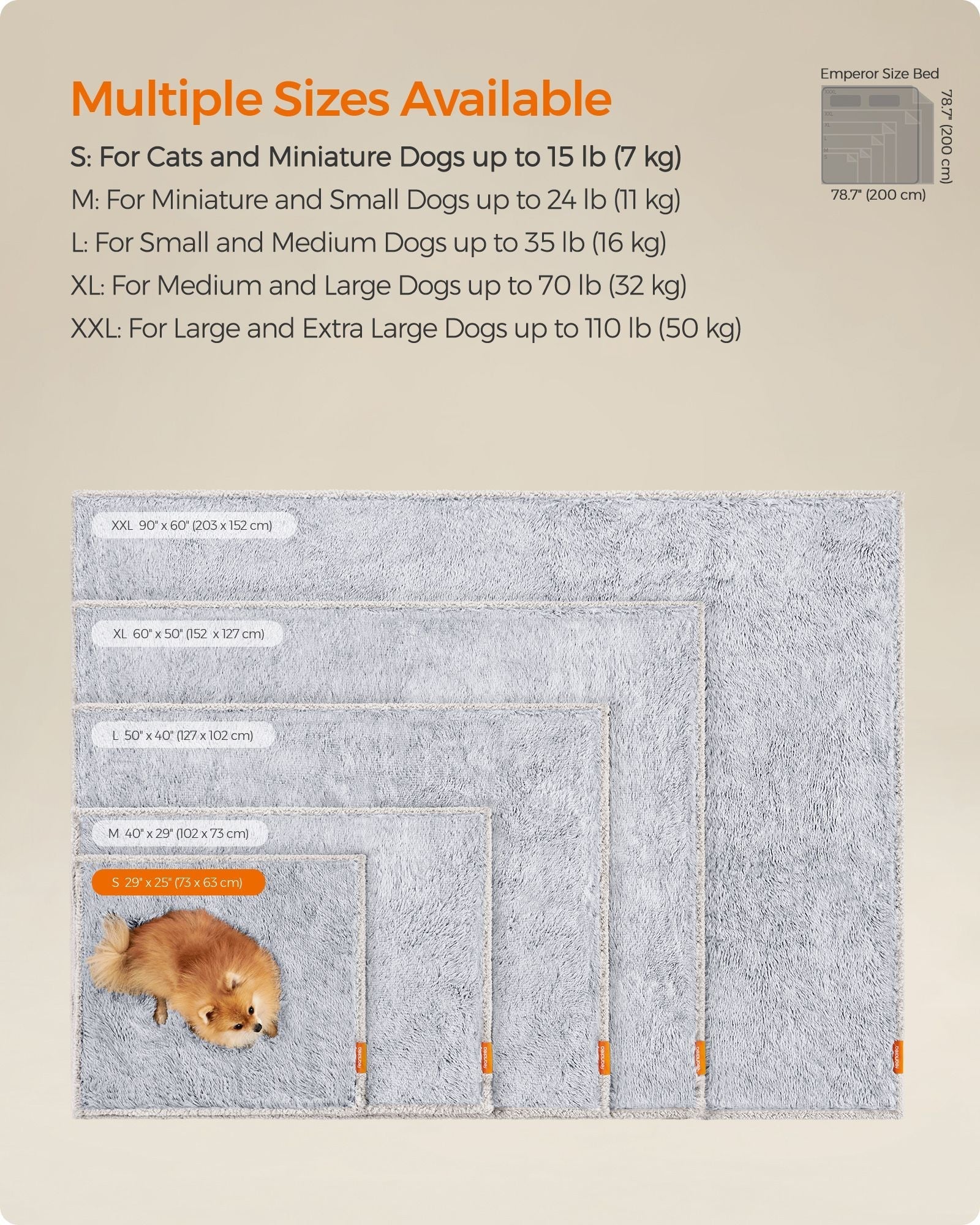 Waterproof Dog Blanket - Grey Ombré - Sherpa Fleece