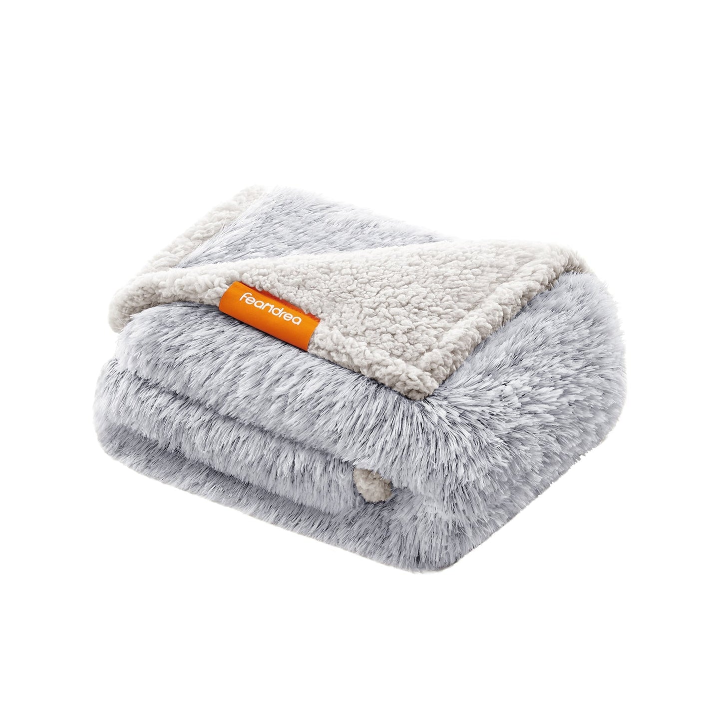 Waterproof Dog Blanket - Grey Ombré - Sherpa Fleece