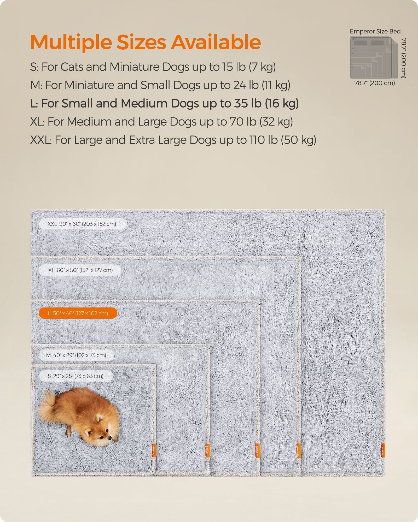 Waterproof Dog Blanket - Grey Ombré - Sherpa Fleece