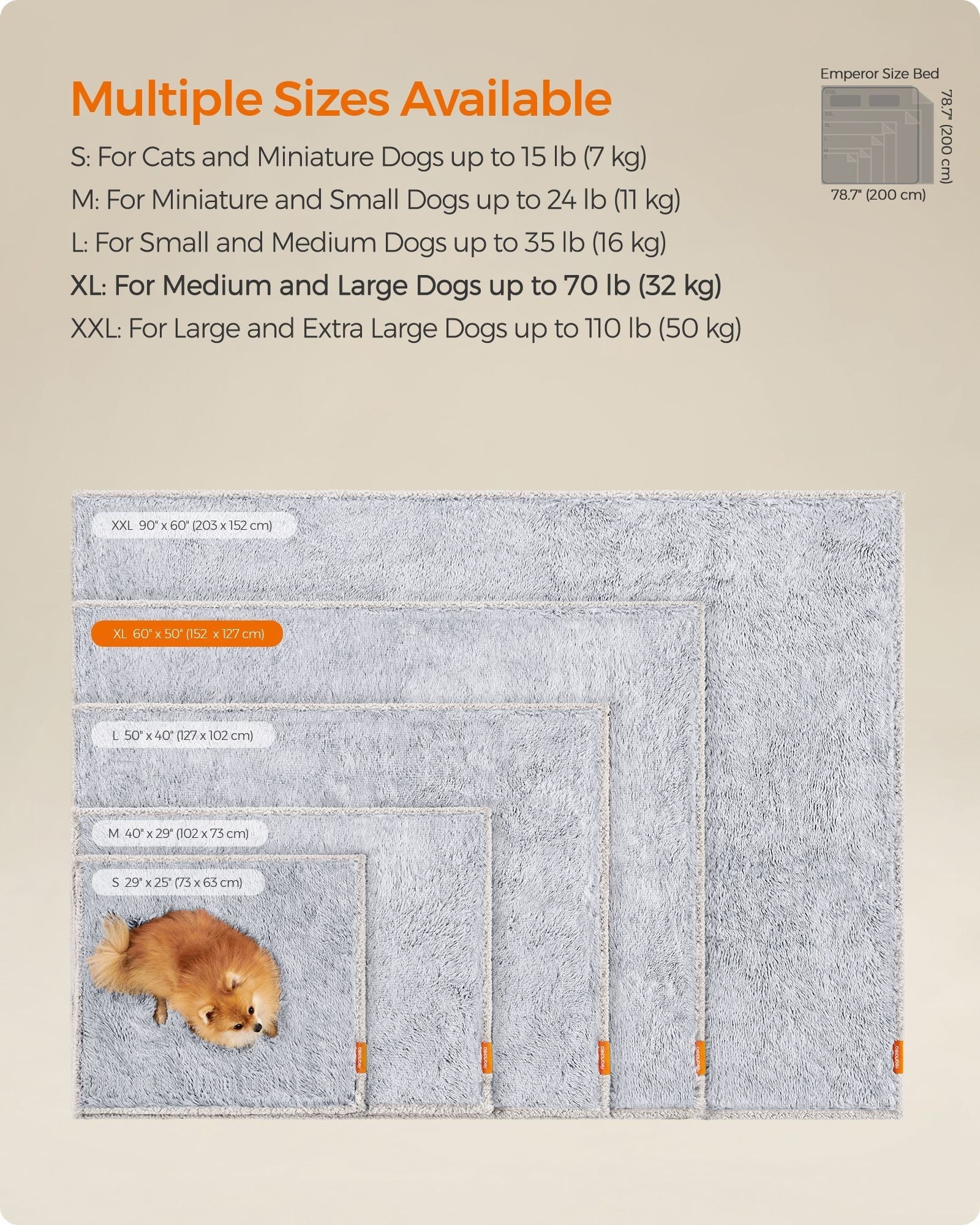 Waterproof Dog Blanket - Grey Ombré - Sherpa Fleece