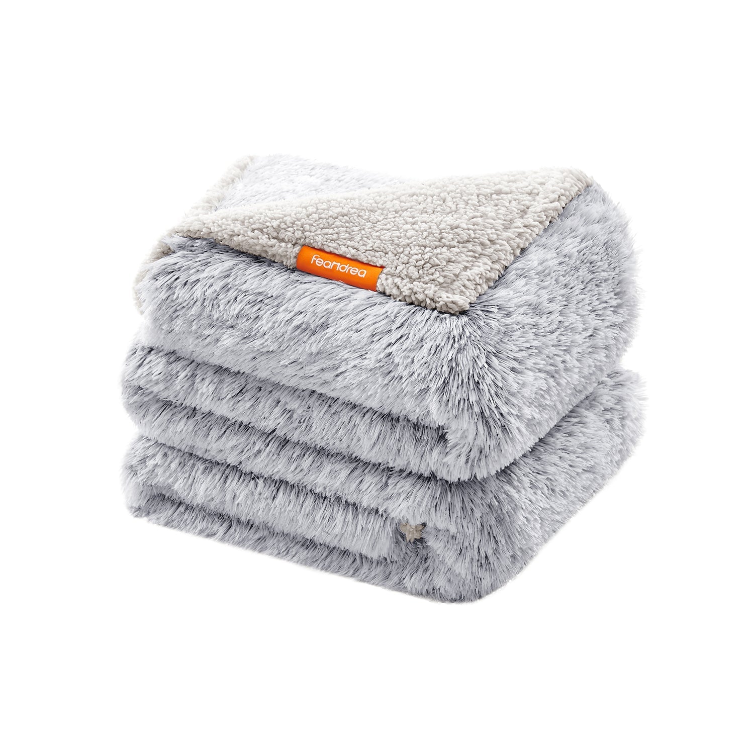 Waterproof Dog Blanket - Grey Ombré - Sherpa Fleece
