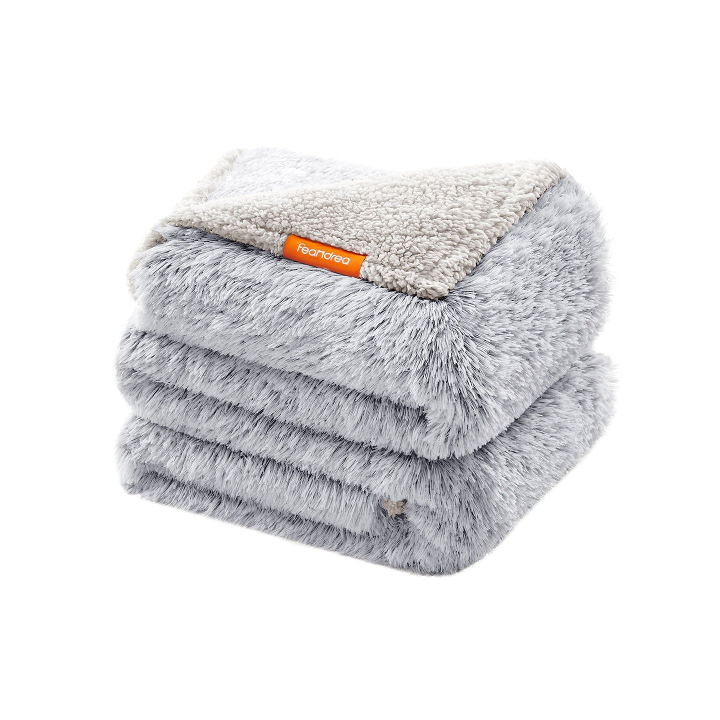 Waterproof Dog Blanket - Grey Ombré - Sherpa Fleece
