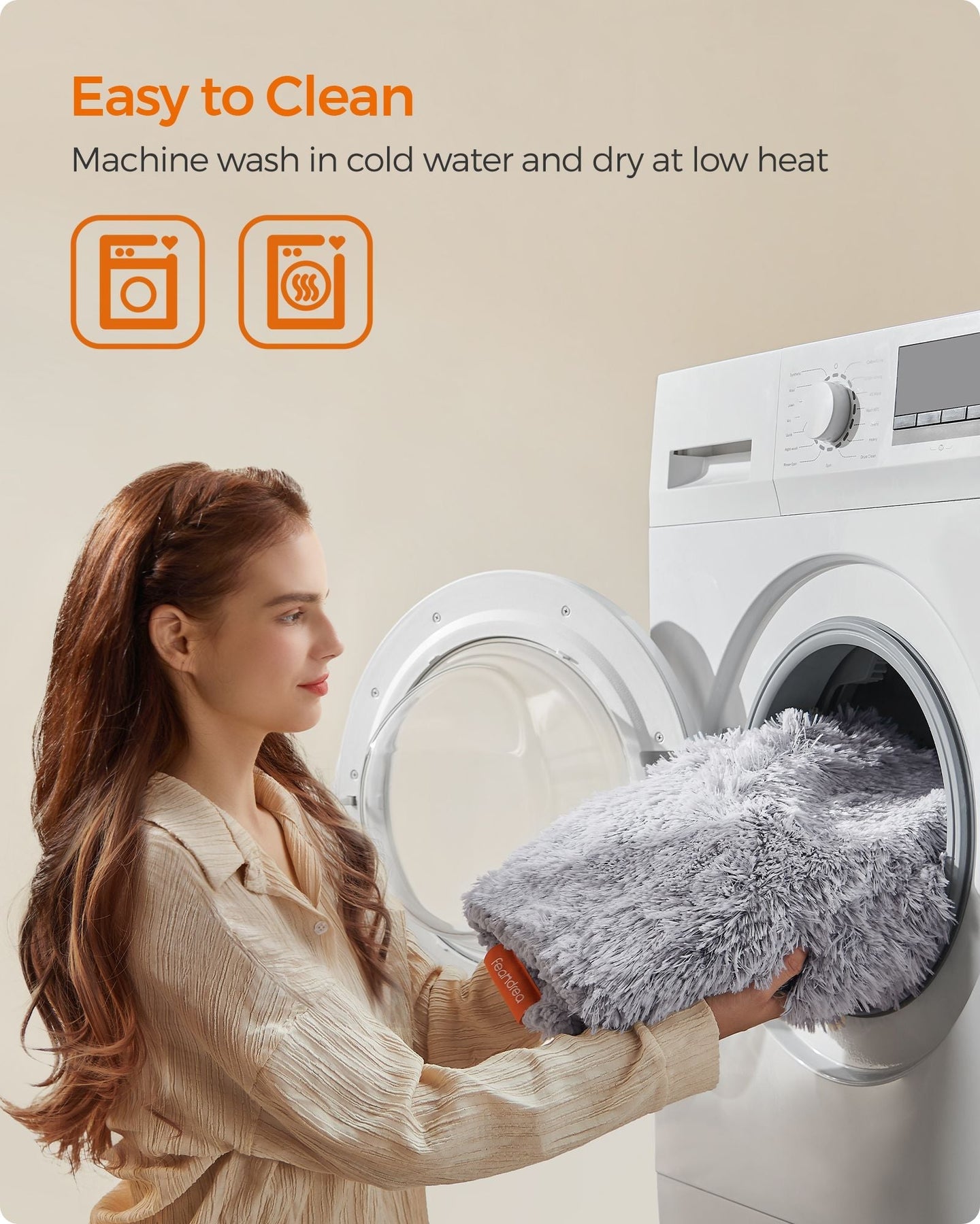 Waterproof Dog Blanket - Grey Ombré - Sherpa Fleece