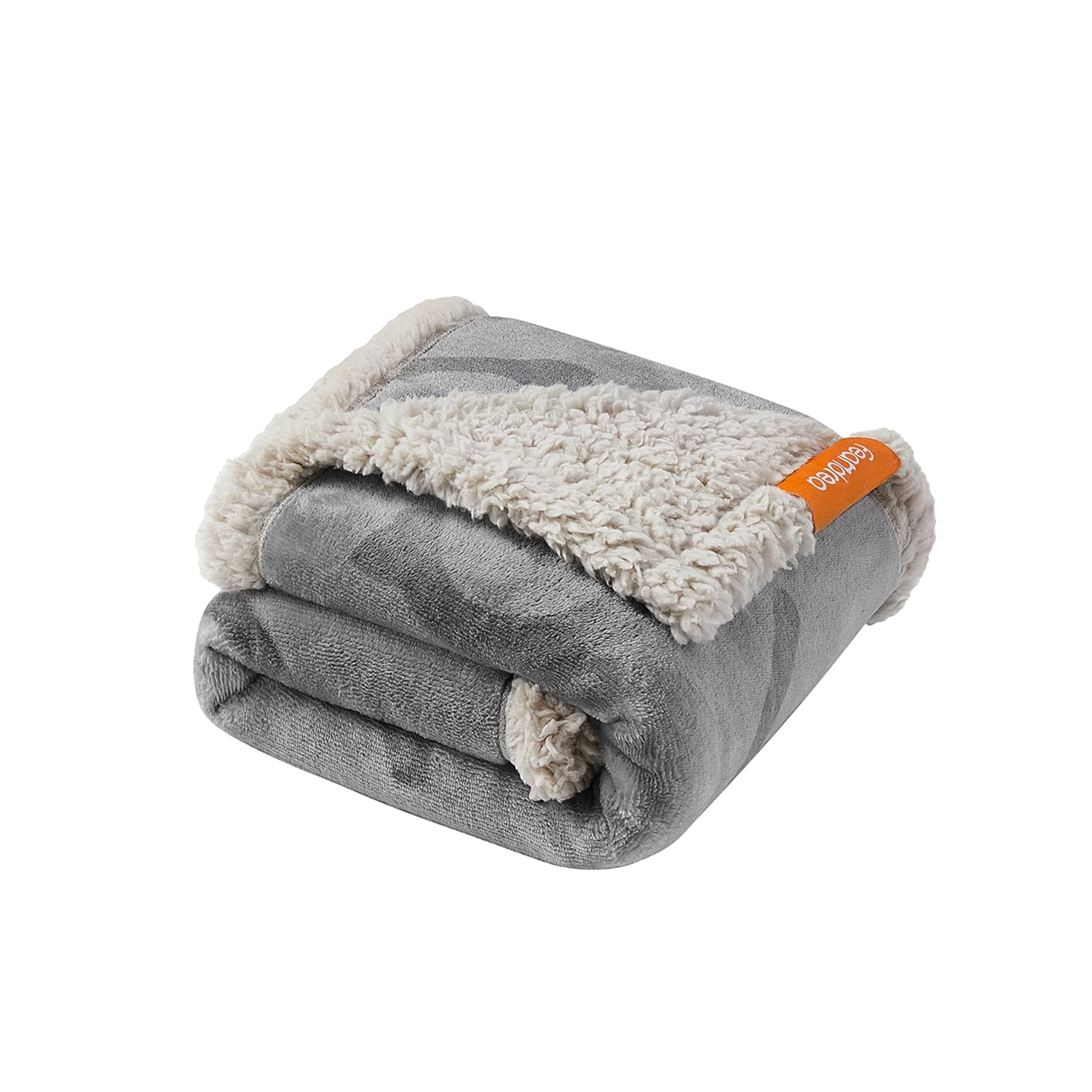 Dog Blanket - Grey - Sherpa Fleece