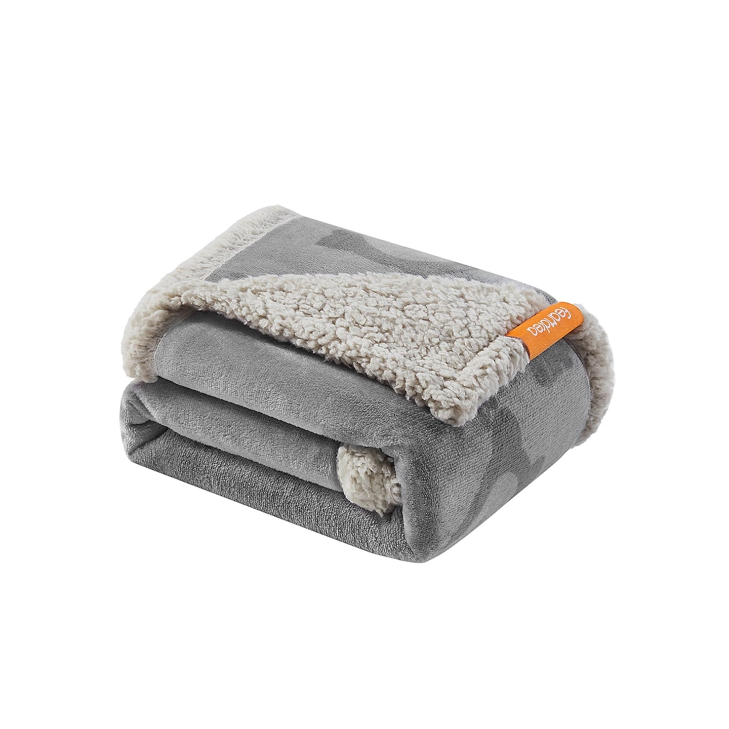 Dog Blanket - Grey - Sherpa Fleece