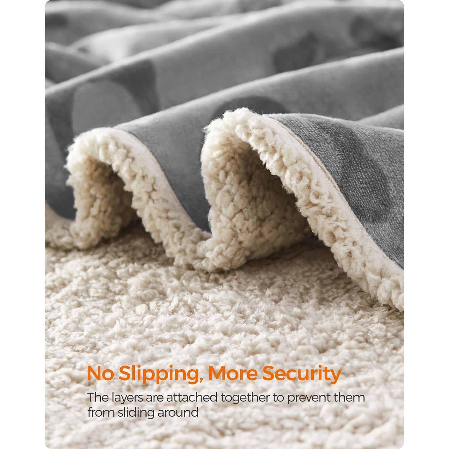 Dog Blanket - Grey - Sherpa Fleece
