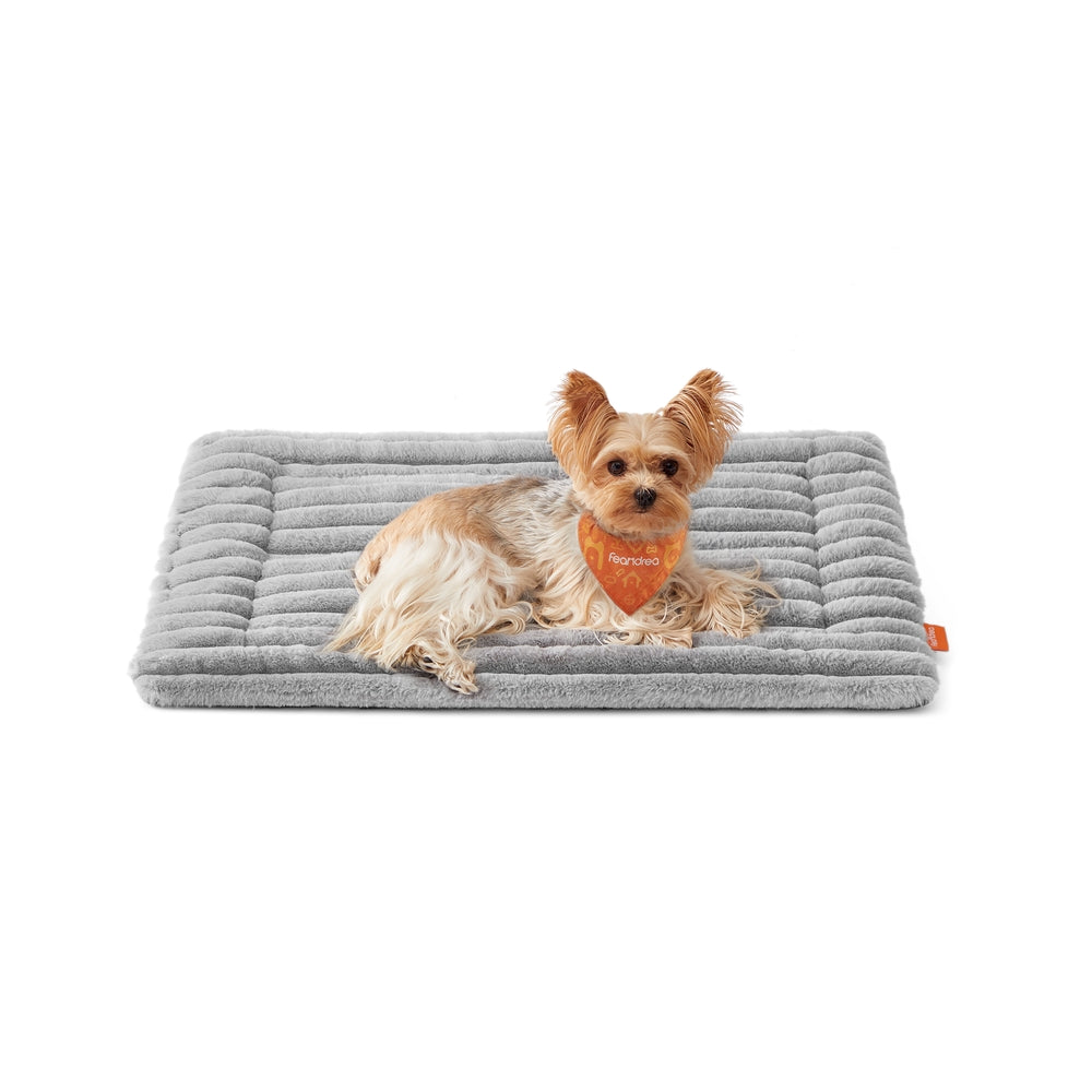 Dog Bed Mat - Fabric - Dove Grey - Machine Washable