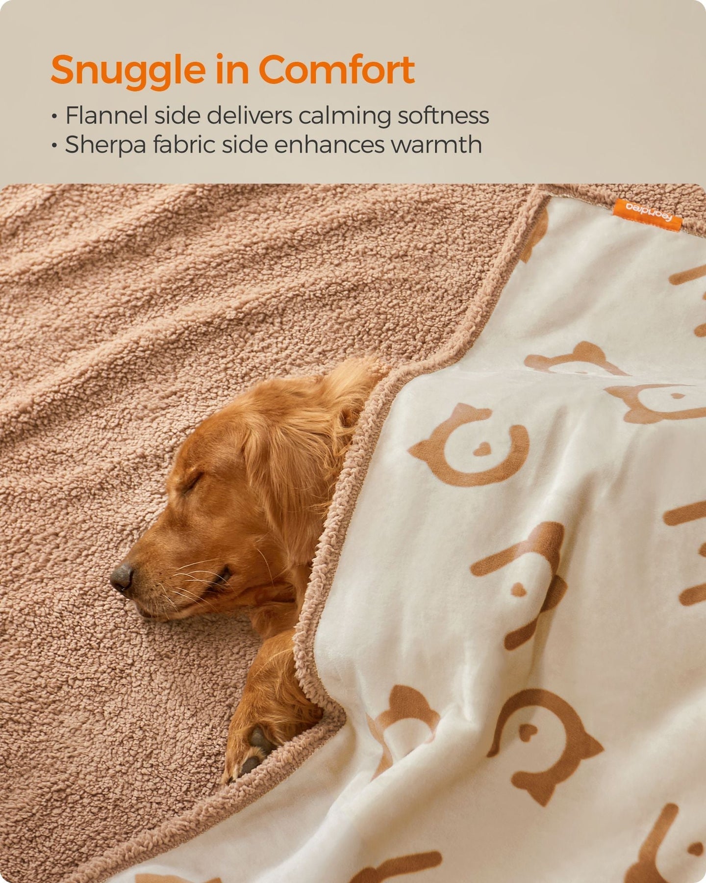 XXL Dog Blanket - Grey - Sherpa Fleece