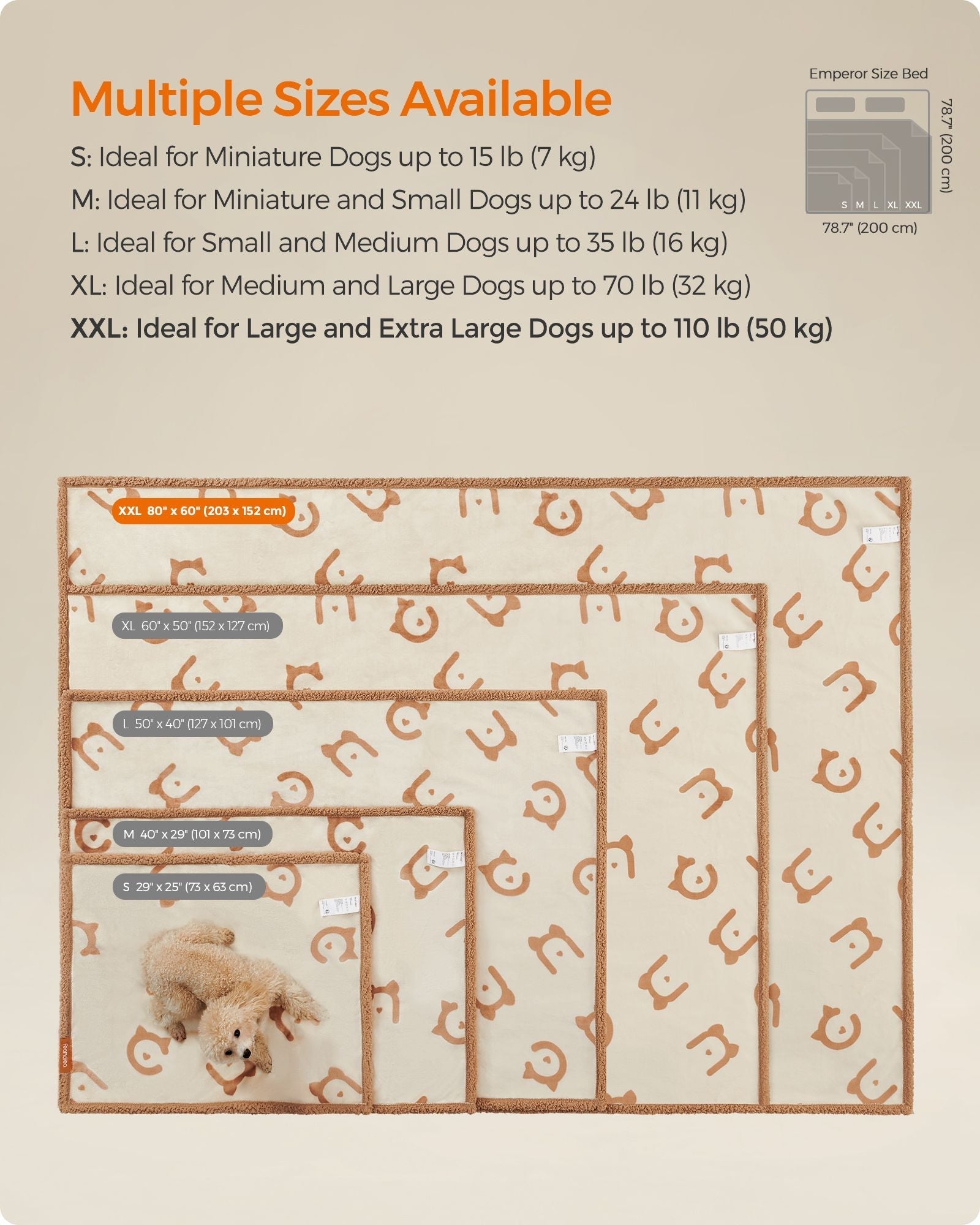 XXL Dog Blanket - Grey - Sherpa Fleece