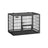 Heavy-Duty Dog Crate - Metal - Black - Double Removable Door