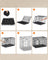 Dog Cage - Metal - Black - Folding Design with Two Doors and Removable Tray