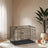 Metal Dog Crate - Metal - Black - Foldable with Removable Tray