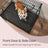 Metal Dog Crate - Metal - Black - Foldable with Removable Tray