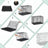 Foldable Metal Dog Crate - Black - XXL Size with Removable Tray