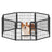 Pet Playpen - Foldable - Ink Black - 180 x 60 x 60 cm