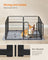 Pet Playpen - Foldable - Ink Black - 180 x 60 x 60 cm