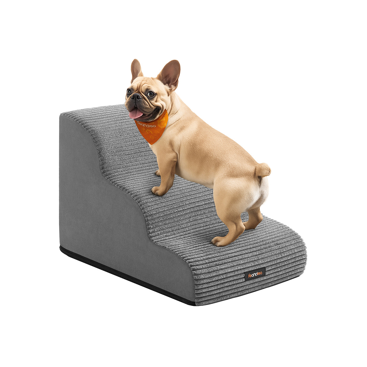 Dog Stairs - Dove Grey - Waterproof PPS