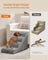 Dog Stairs - Dove Grey - Waterproof PPS