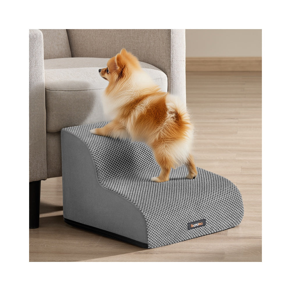 Dog Stairs - 40L - Faux Suede Fabric - Waterproof
