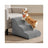 Dog Stairs - 40L - Faux Suede Fabric - Waterproof