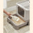 Covered Cat Litter Box - Plastic - Hidden