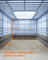 Hidden Cat Litter Box - MDF - Pale Blue and Grey - Spacious with Slide-Out Tray and Hood