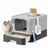 Cat Litter Box - Ink Black - 54.3 x 42.5 x 37.8 cm
