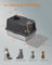 Enclosed Cat Litter Box - Stainless Steel - Dove Grey - XL Leak-Proof Design with Flip Lid and Scoop