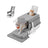 Stainless Steel Cat Litter Box - 60L - Stainless Steel - Flip Lid