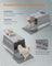 Stainless Steel Cat Litter Box - 60L - Stainless Steel - Flip Lid