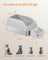 High Sided Cat Litter Box - Stainless Steel - Dove Grey - Includes Step
