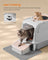 Cat Litter Box - Light Grey - 61 x 41 x 46 cm
