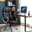Executive Swivel Chair - PU Leather - Black - High Back with Tilt Function