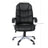 Executive Swivel Chair - PU Leather - Black - High Back with Tilt Function